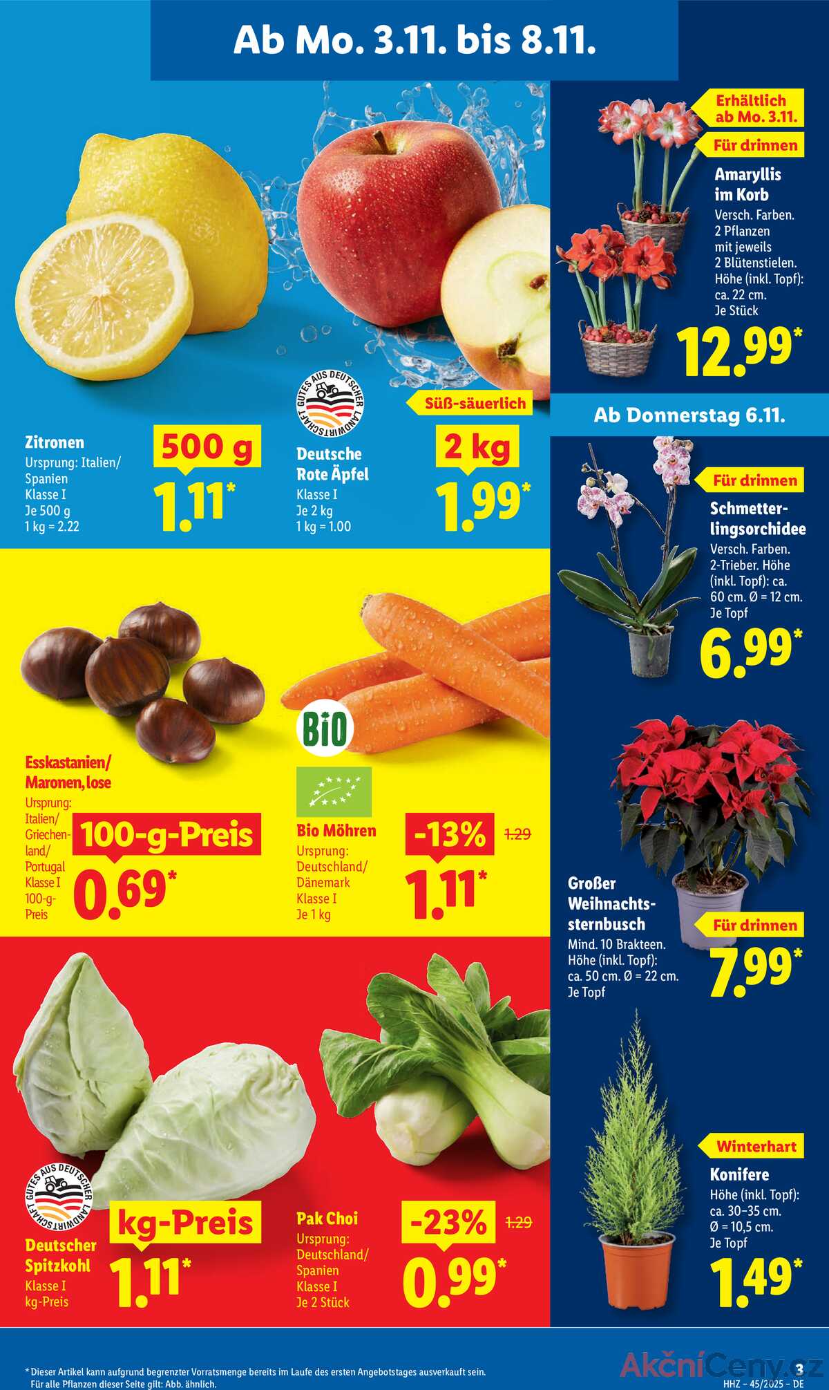 Leták Lidl Německo 3.11.-8.11.2025 strana 3