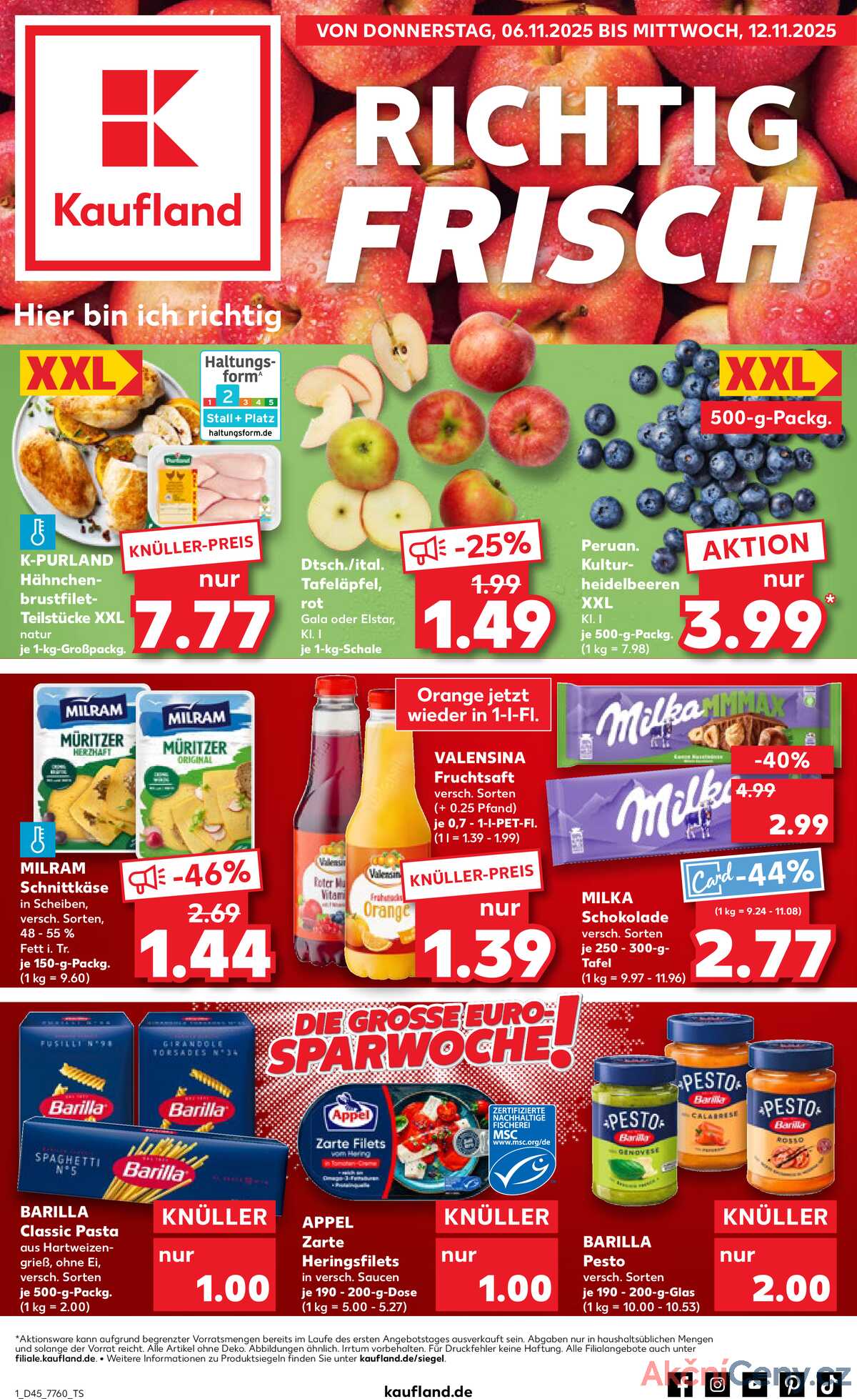 Leták Kaufland Německo 6.11.-12.11.2025 strana 1
