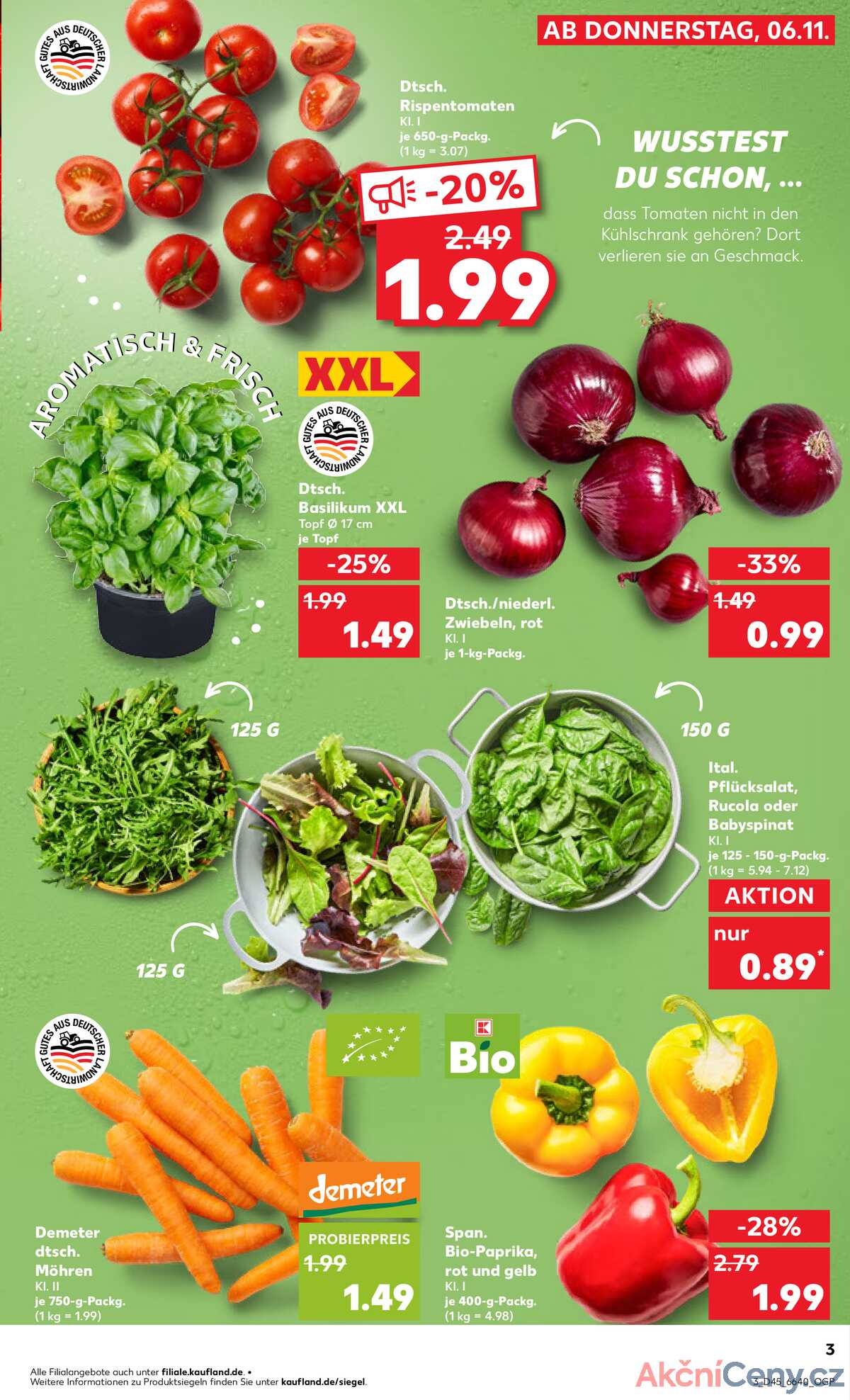 Leták Kaufland Německo 6.11.-12.11.2025 strana 3