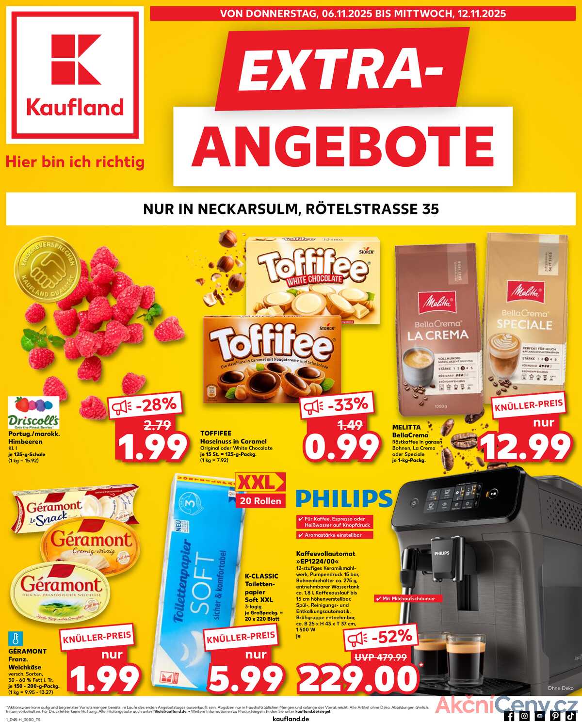 Leták Kaufland Německo 6.11.-12.11.2025 strana 1