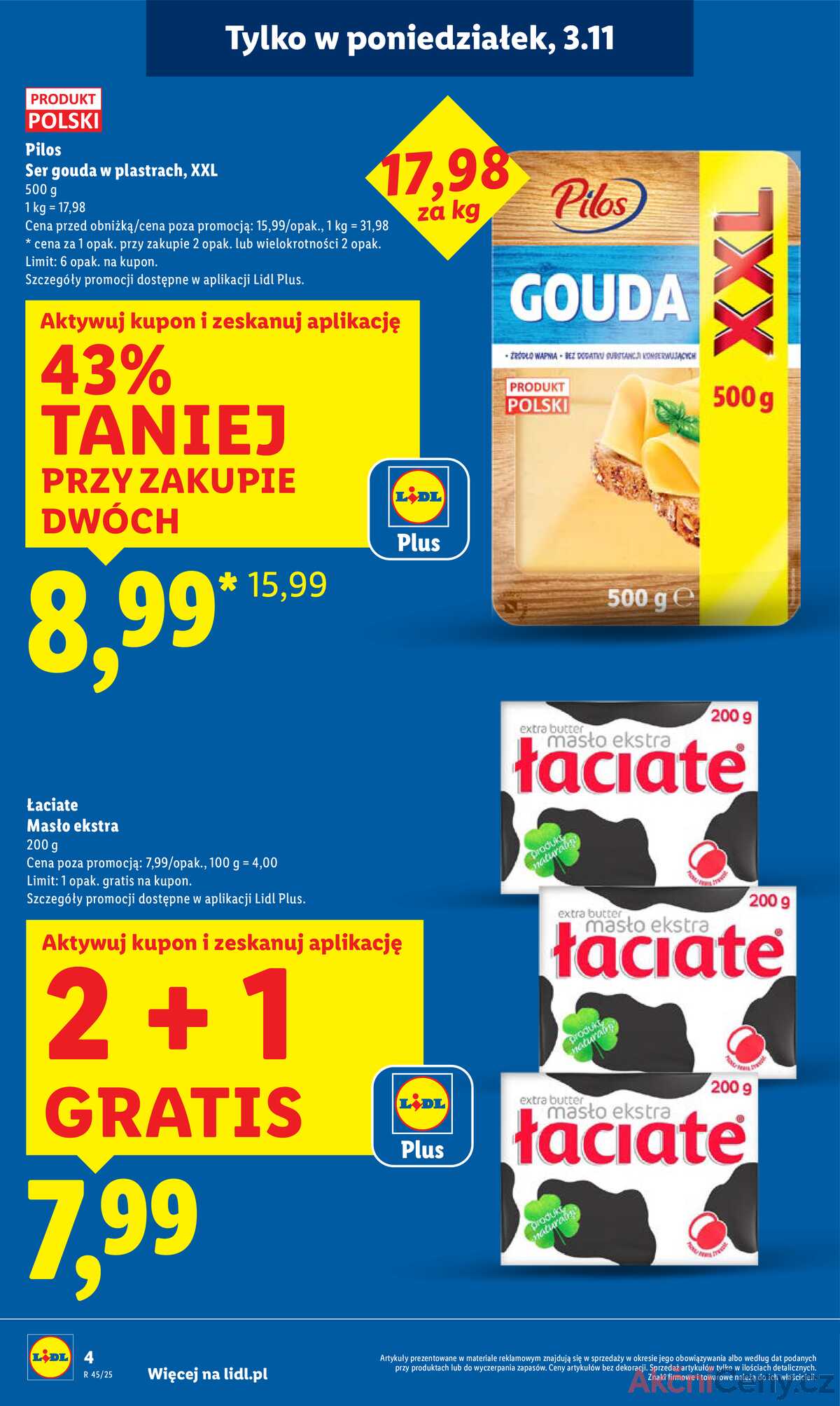 Leták Lidl Polsko 3.11.-5.11.2025 strana 4