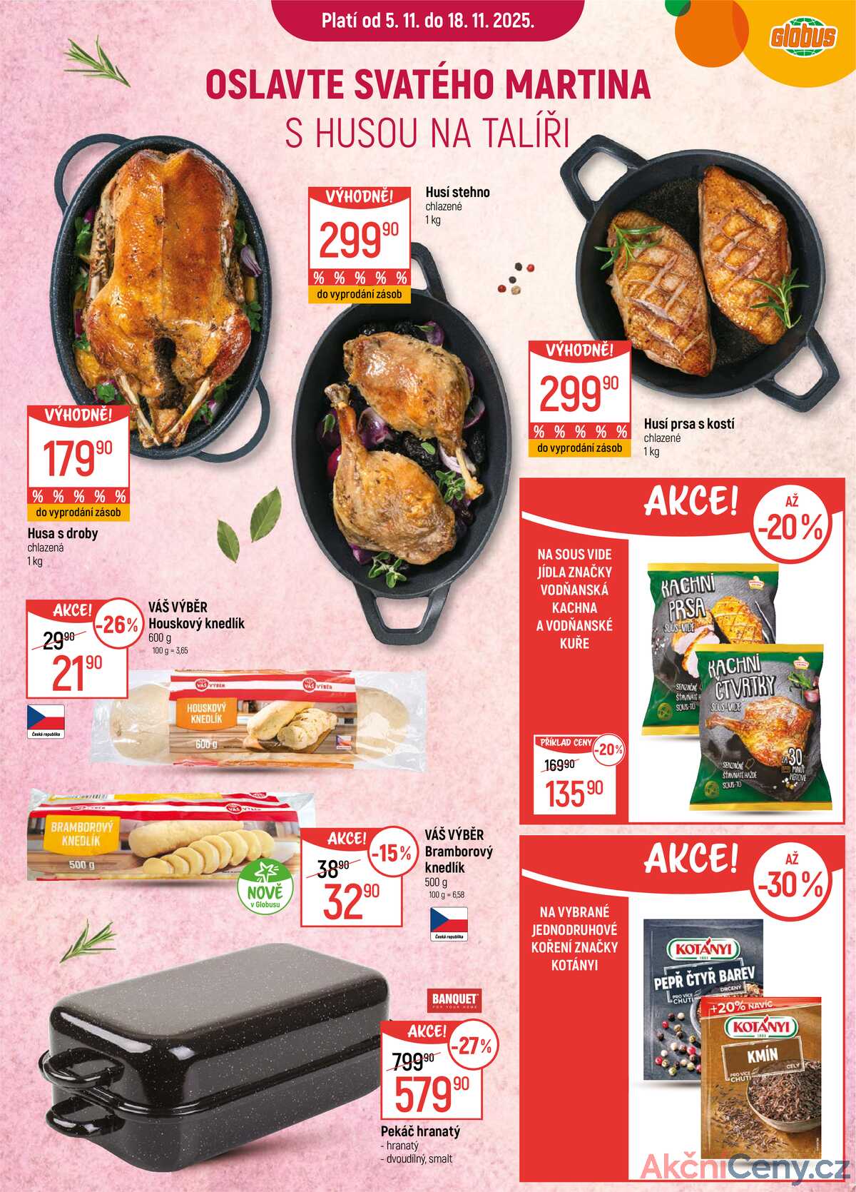 Akční leták Globus 5.11. - 18.11.2025 - Globus Praha - Čakovice strana 4
