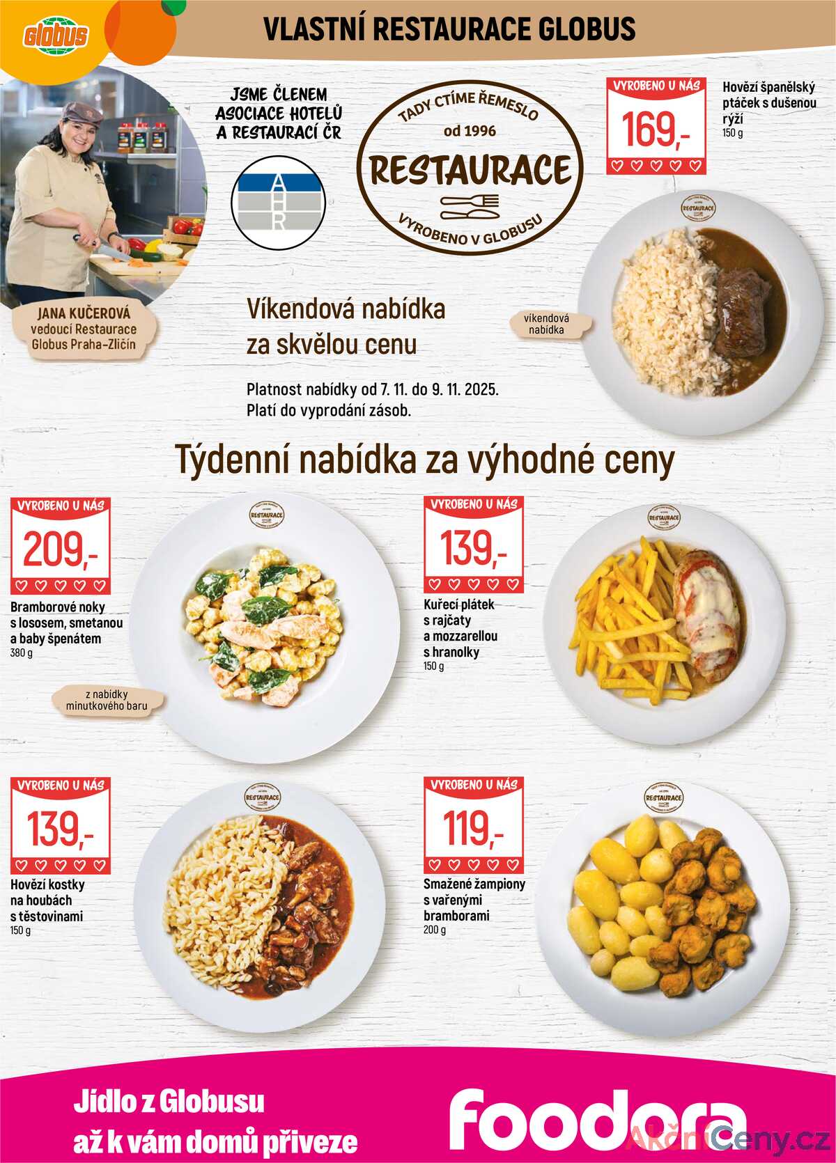 Akční leták Globus 5.11. - 11.11.2025 - Globus Praha - Zličín strana 7