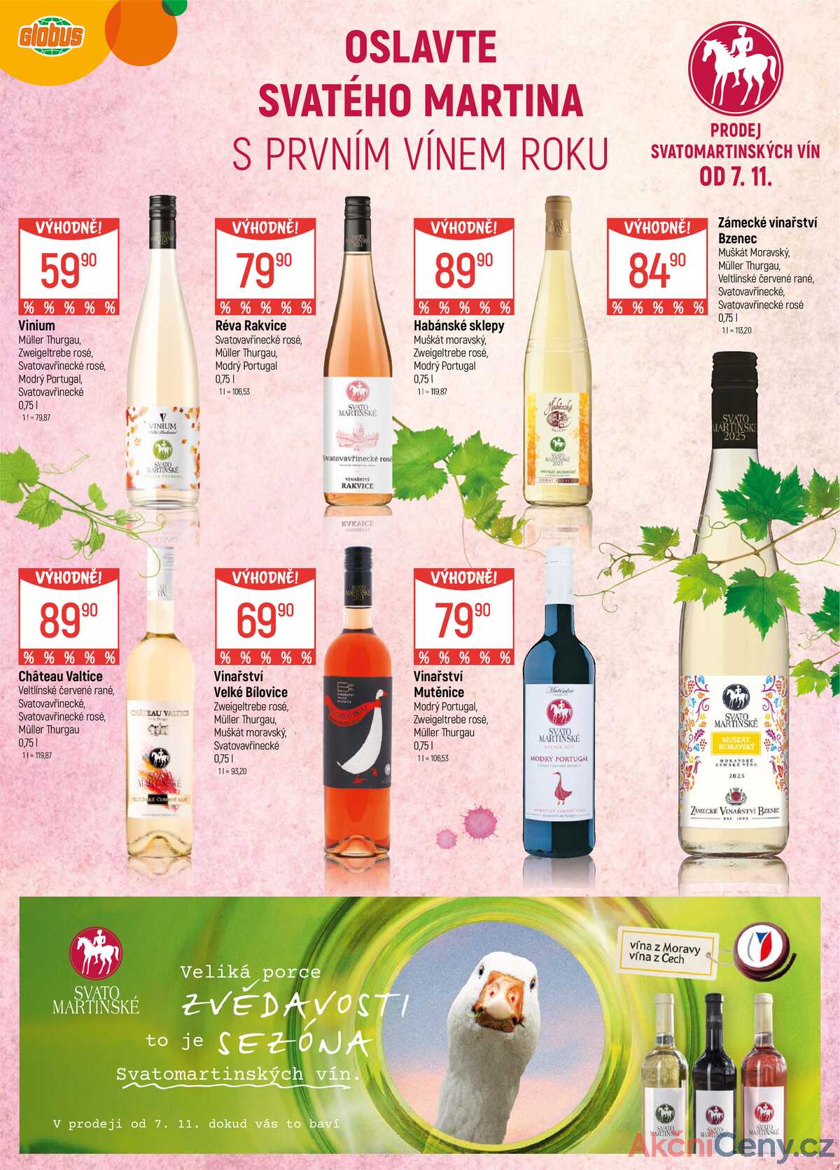 Akční leták Globus 5.11. - 11.11.2025 - Globus Praha - Zličín strana 9