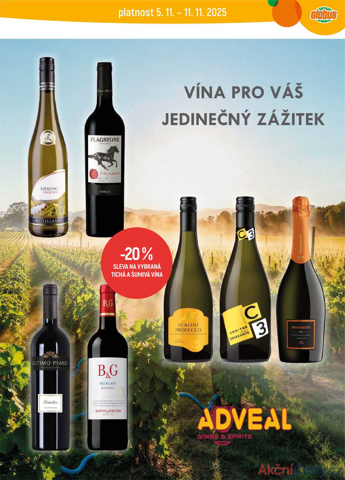 Akční leták Globus 5.11. - 11.11.2025 - Globus Praha - Zličín strana 29