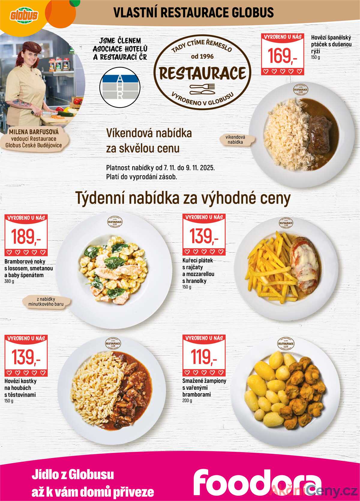 Akční leták Globus 5.11. - 11.11.2025 - Globus České Budějovice strana 7