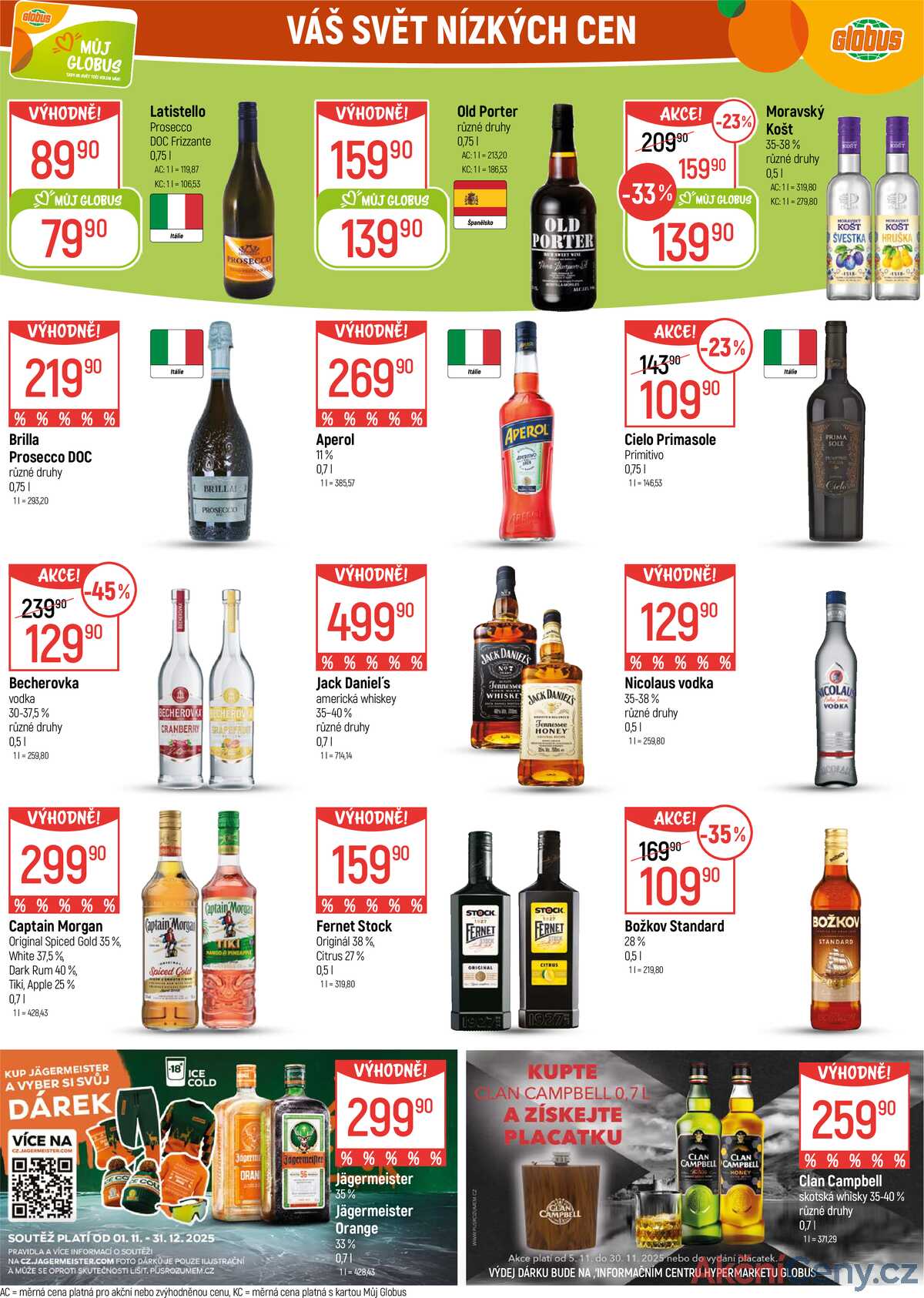 Akční leták Globus 5.11. - 11.11.2025 - Globus České Budějovice strana 27