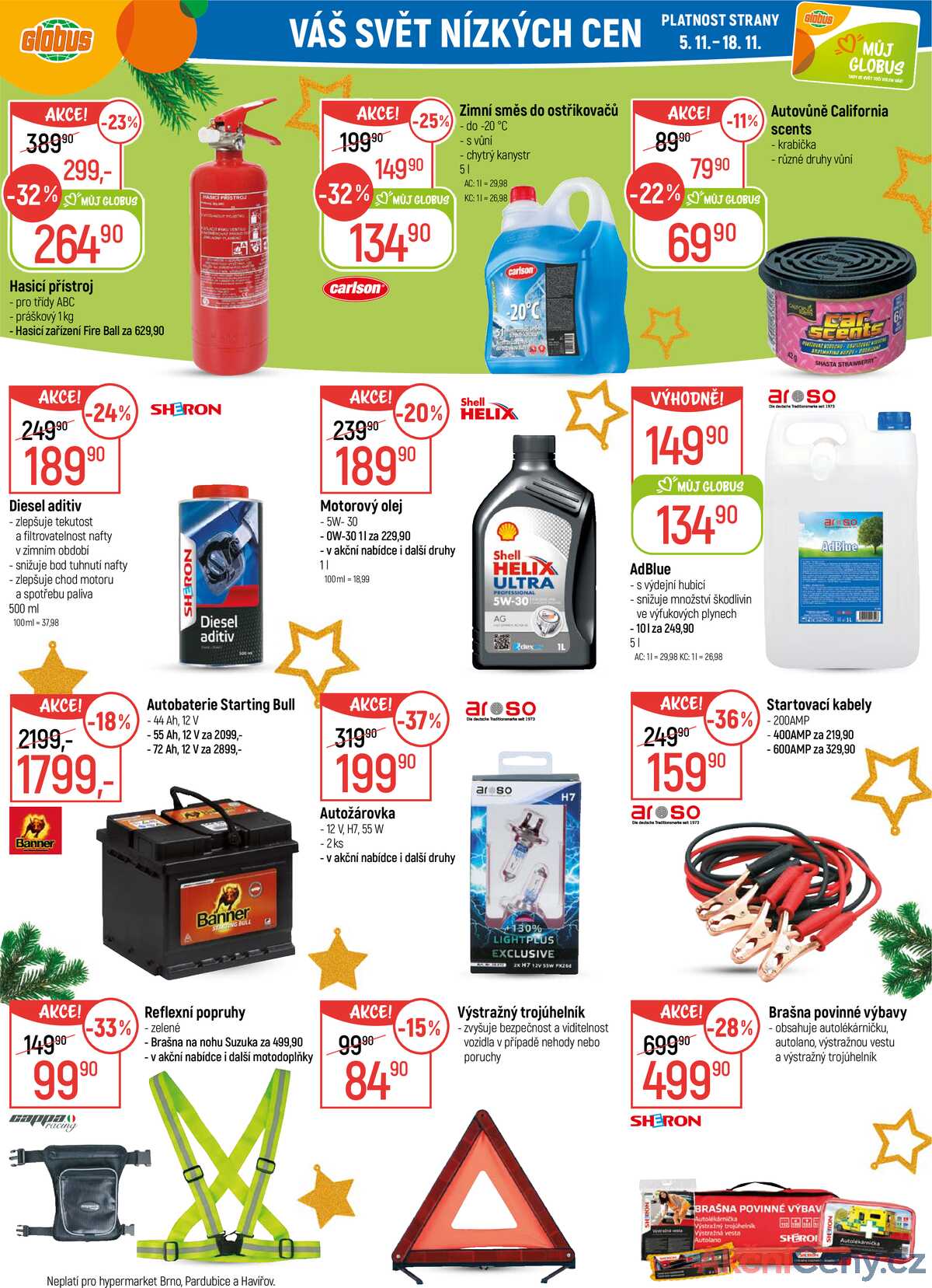 Akční leták Globus 5.11. - 11.11.2025 - Globus České Budějovice strana 36