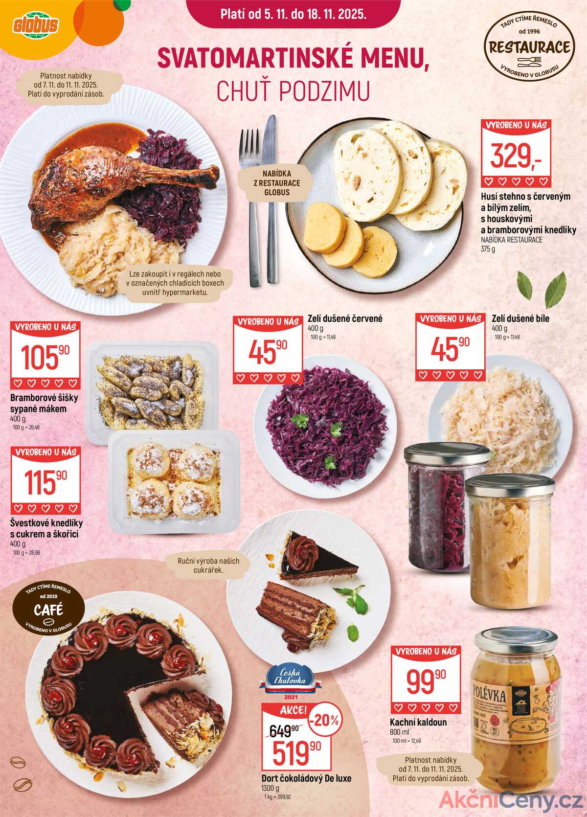 Akční leták Globus 5.11. - 18.11.2025 - Globus Liberec strana 3