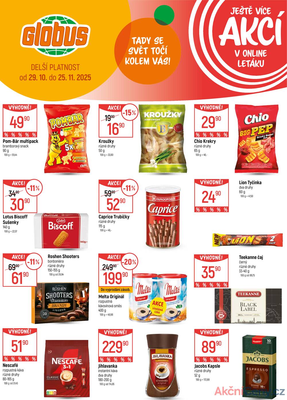 Leták Globus - Akční leták Globus 5.11. - 11.11.2025 - Globus Liberec - strana 39