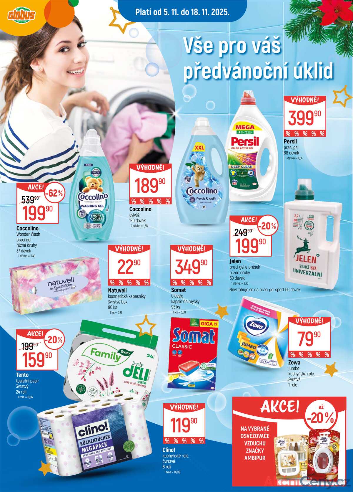 Akční leták Globus 5.11. - 18.11.2025 - Globus Olomouc strana 1