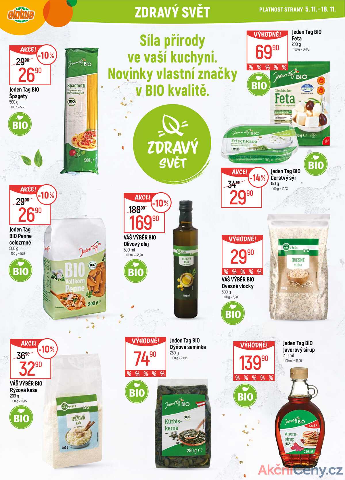 Akční leták Globus 5.11. - 11.11.2025 - Globus Olomouc strana 2