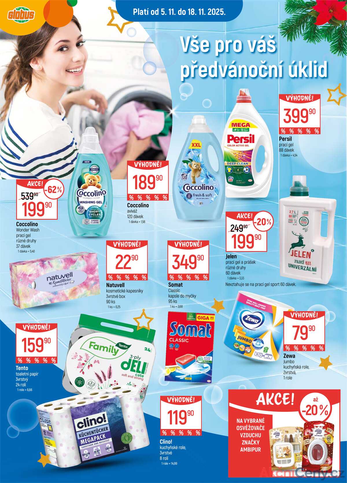 Akční leták Globus 5.11. - 18.11.2025 - Globus Brno Ivanovice strana 1