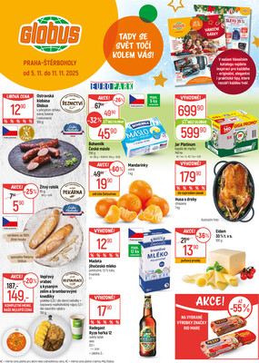 Akční leták Globus 5.11. - 11.11.2025 - Globus Praha - Štěrboholy