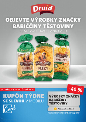 Kaufland 5.11. - 11.11. - Kaufland - Třeboň