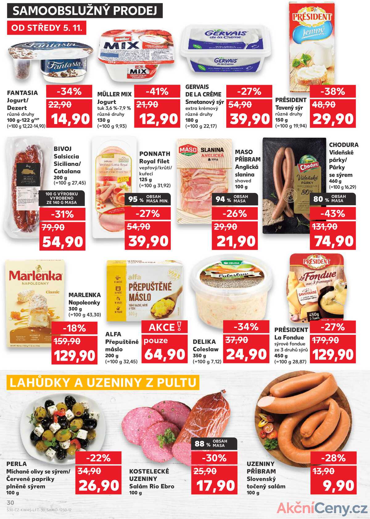 Kaufland 5.11. - 11.11. - Kaufland Praha Čestlice strana 30