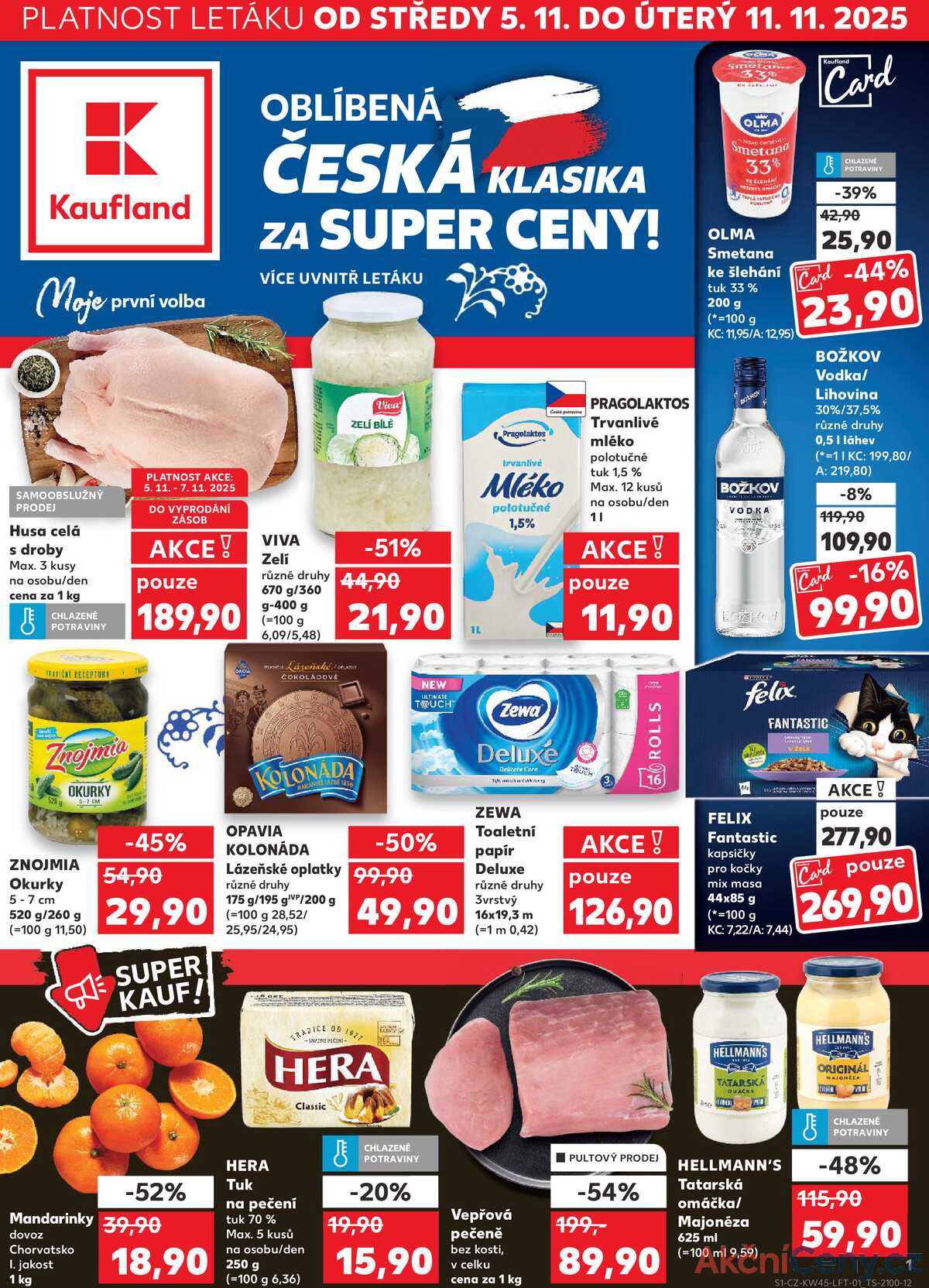 Kaufland 5.11. - 11.11. - Kaufland - Chomutov - Otvice strana 1