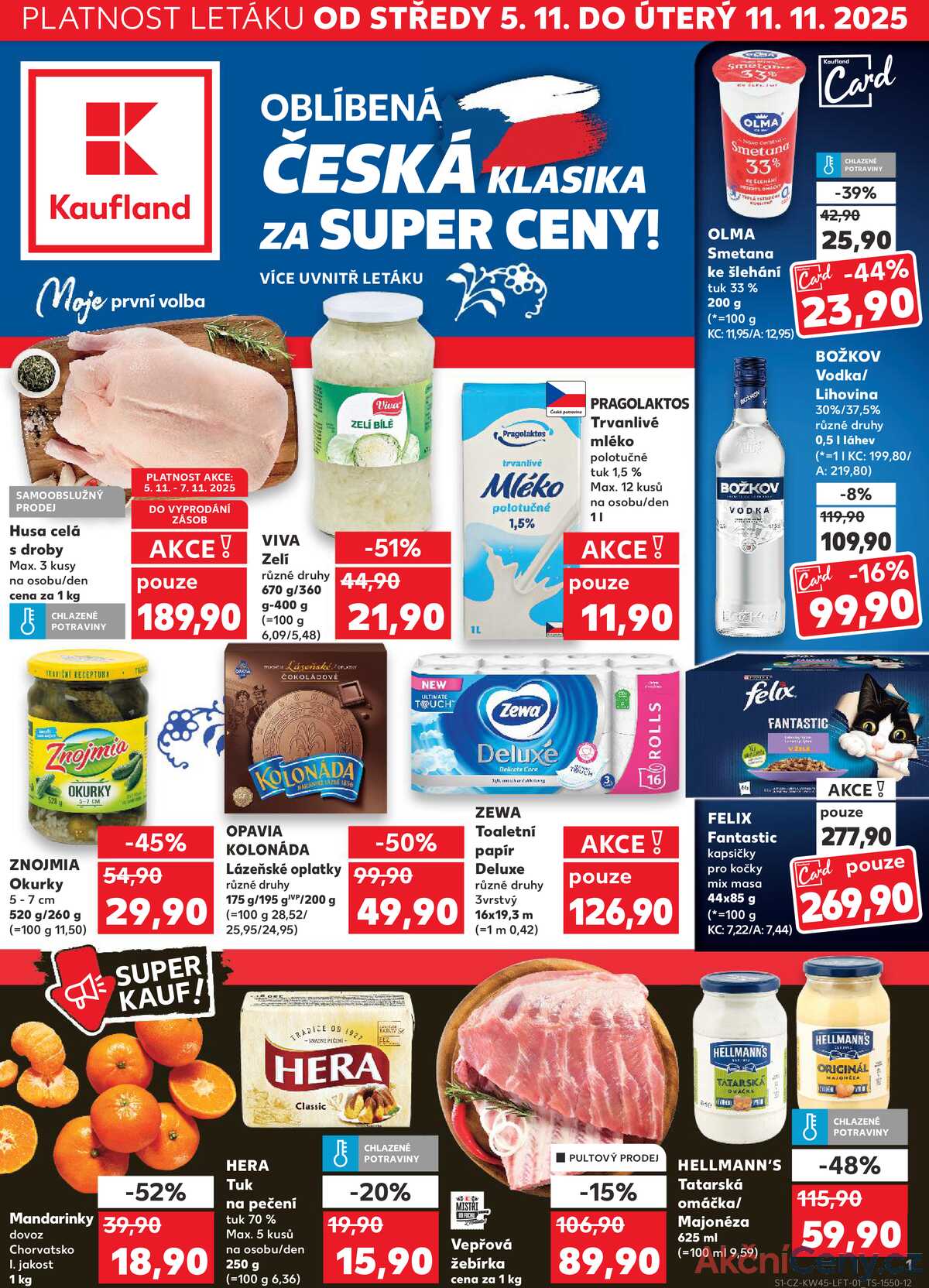 Kaufland 5.11. - 11.11. - Kaufland - Šumperk strana 1