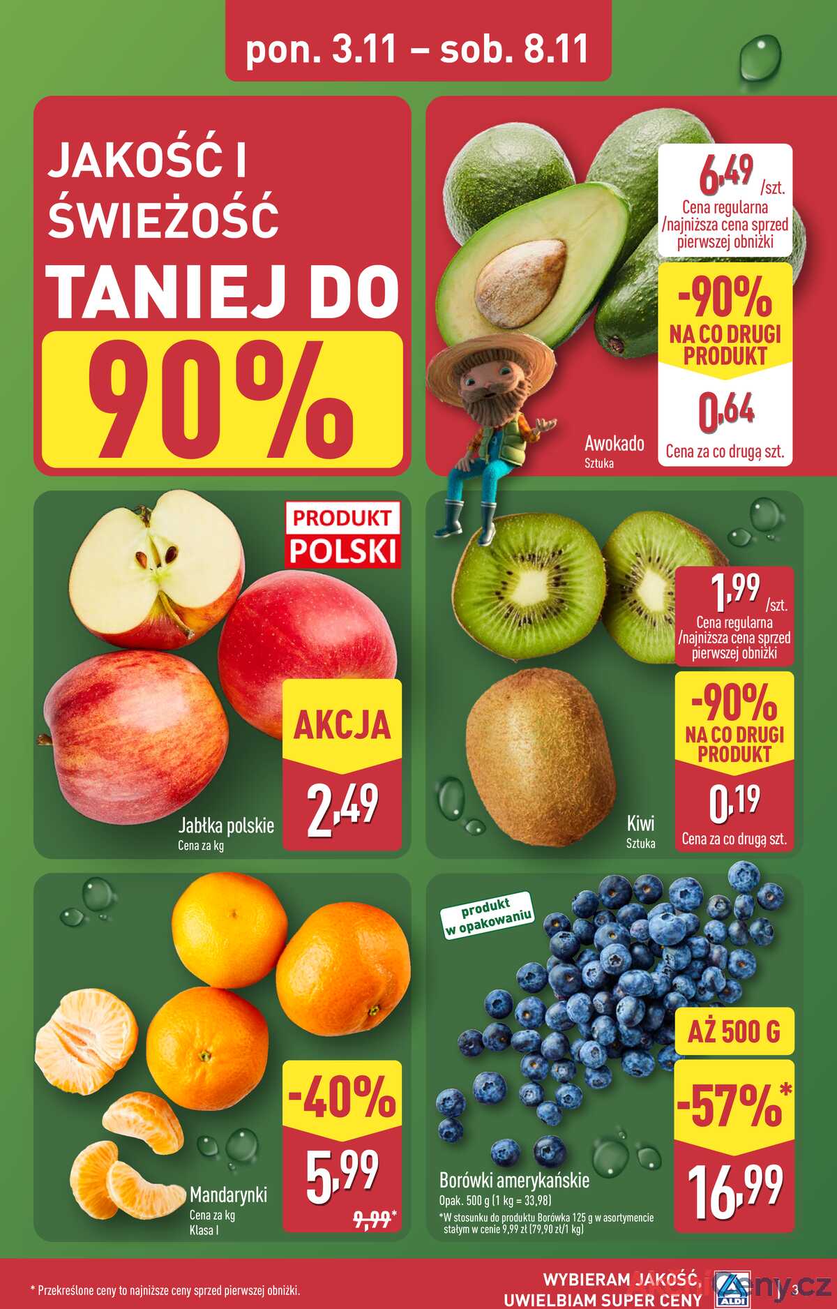 Leták Aldi Polsko 3.11.-8.11.2025 - Úplná nabídka strana 3