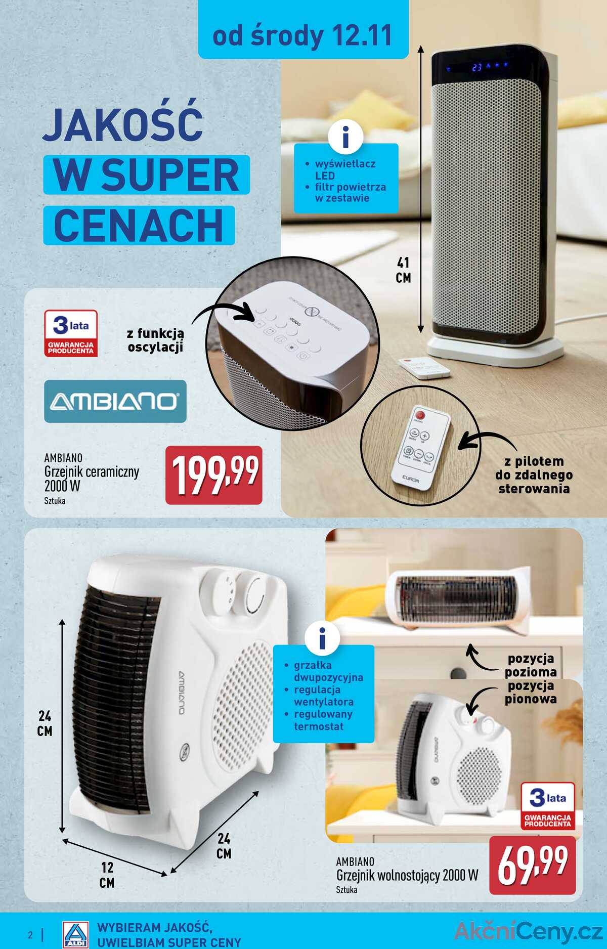 Leták Aldi Polsko 12.11.-15.11.2025 - Průmyslové výrobky a textil strana 2