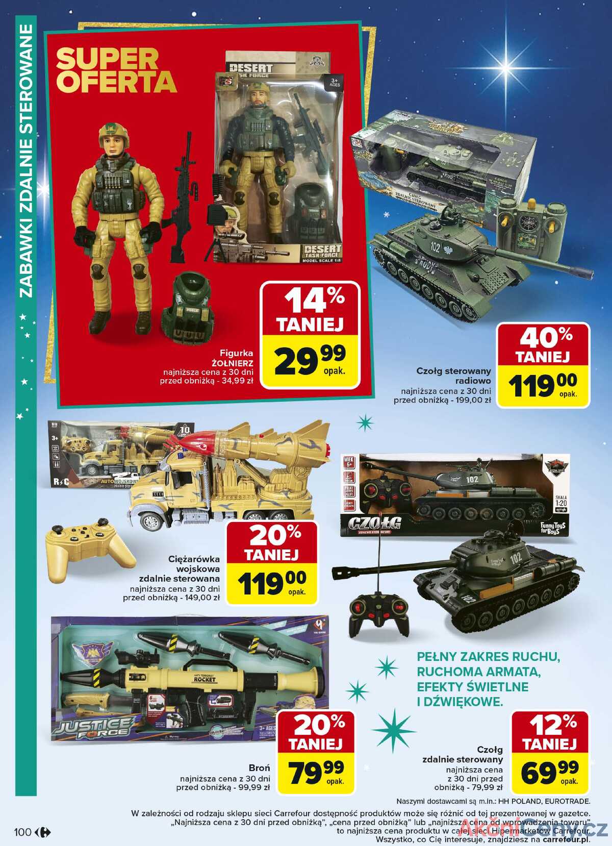 Leták Carrefour Polsko 3.11.-23.12.2025 - Hračky strana 100