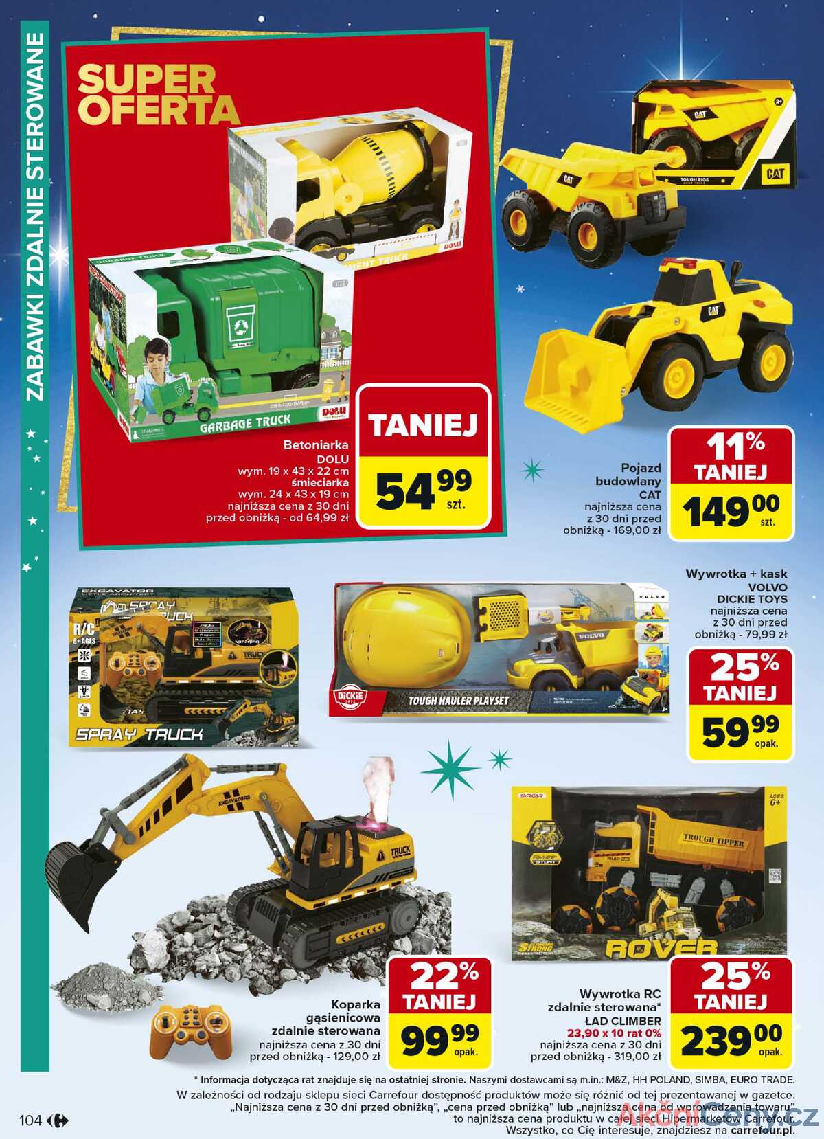 Leták Carrefour Polsko 3.11.-23.12.2025 - Hračky strana 104