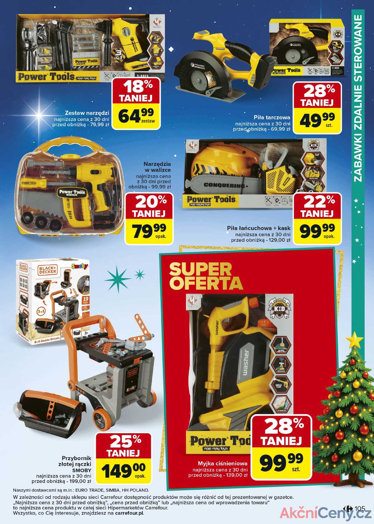 Leták Carrefour Polsko 3.11.-23.12.2025 - Hračky strana 105
