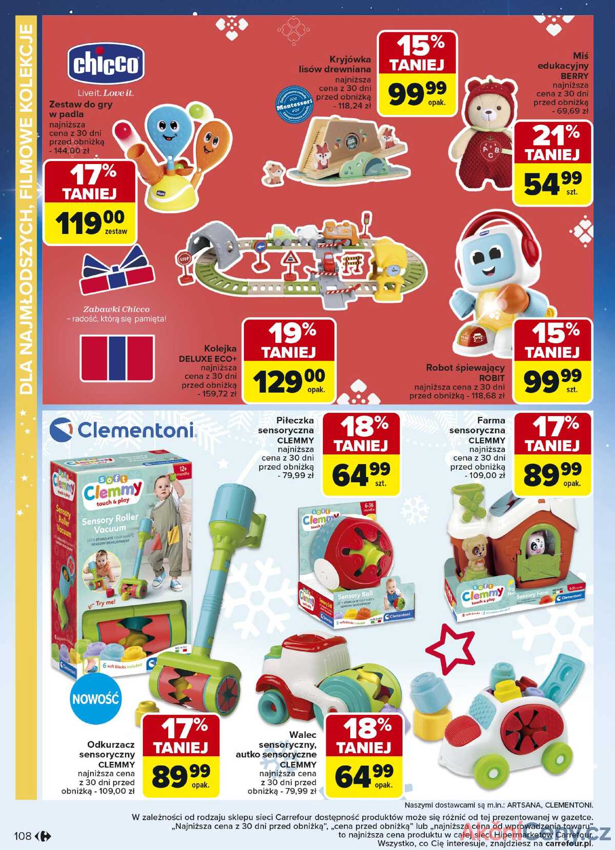 Leták Carrefour Polsko 3.11.-23.12.2025 - Hračky strana 108