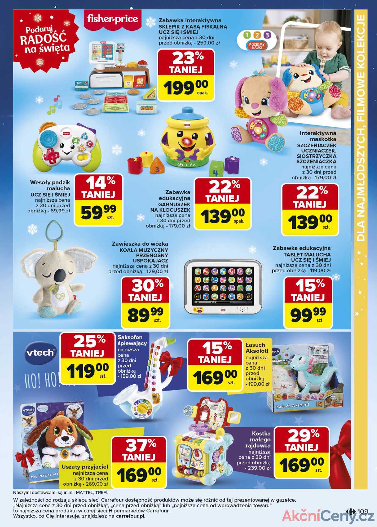 Leták Carrefour Polsko 3.11.-23.12.2025 - Hračky strana 109