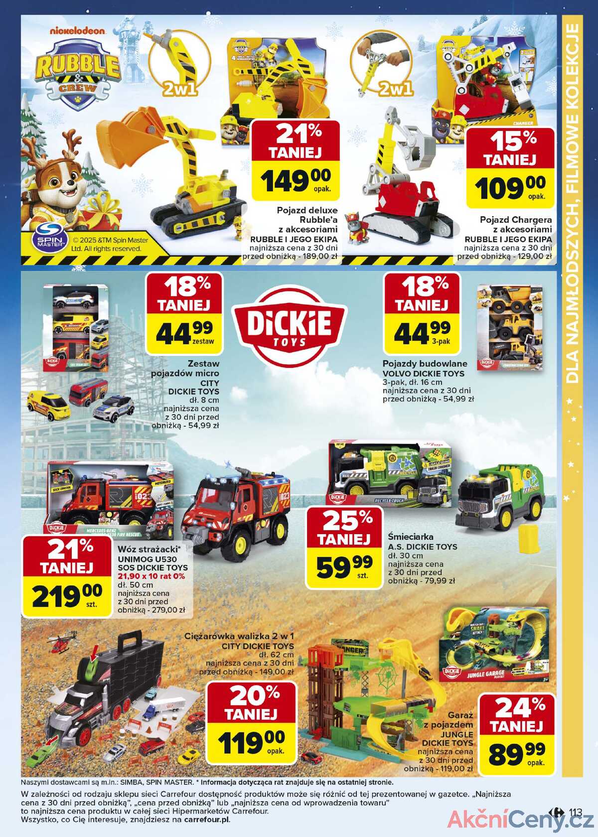 Leták Carrefour Polsko 3.11.-23.12.2025 - Hračky strana 113