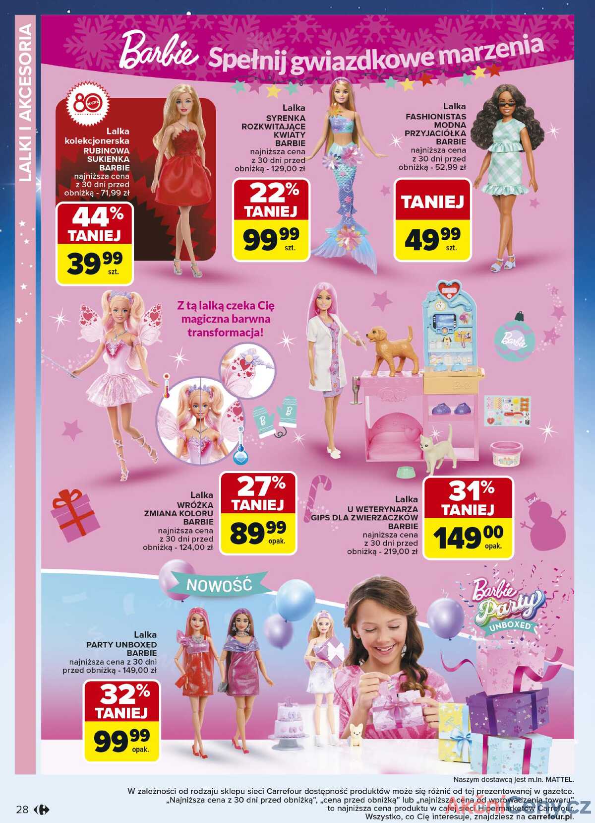 Leták Carrefour Polsko 3.11.-23.12.2025 - Hračky strana 28