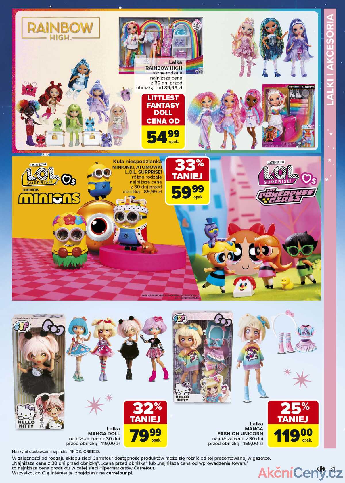 Leták Carrefour Polsko 3.11.-23.12.2025 - Hračky strana 31