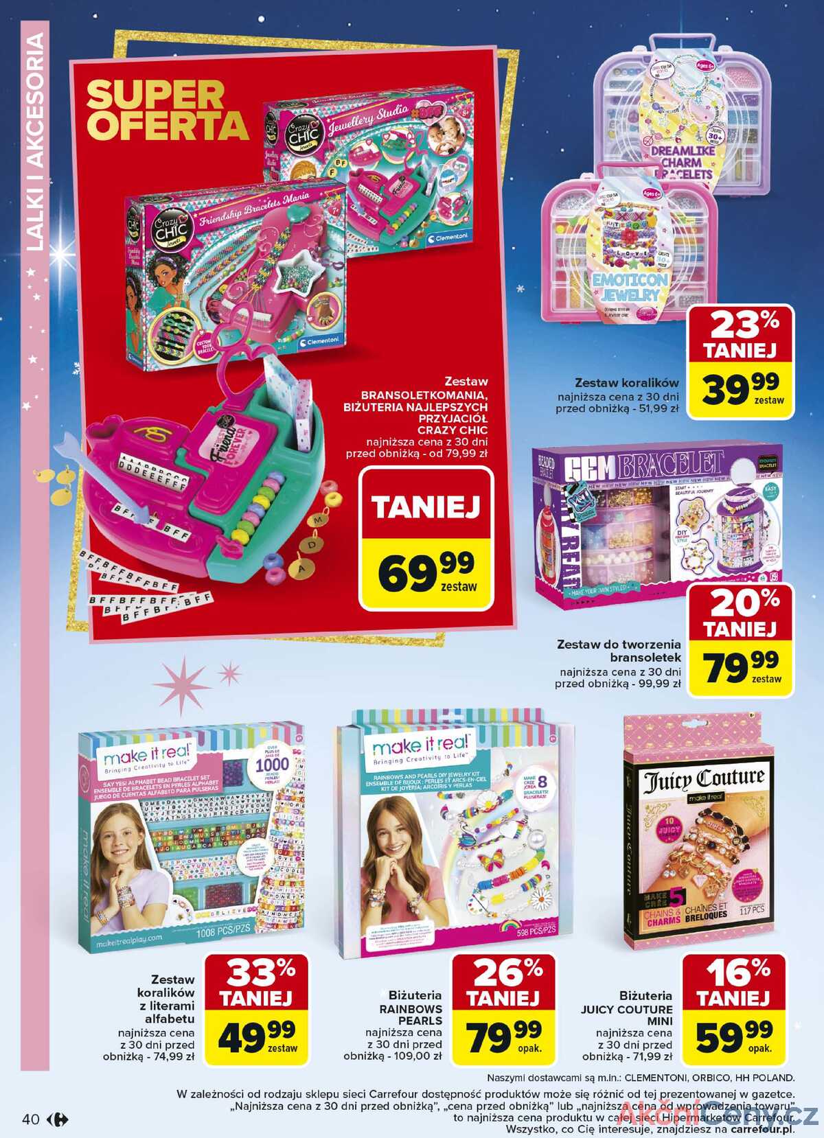 Leták Carrefour Polsko 3.11.-23.12.2025 - Hračky strana 40