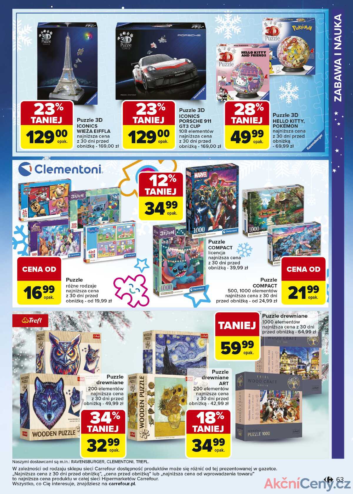 Leták Carrefour Polsko 3.11.-23.12.2025 - Hračky strana 63