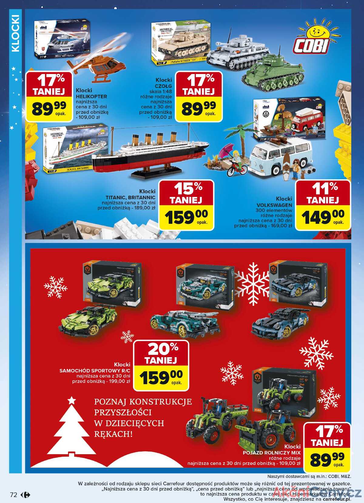 Leták Carrefour Polsko 3.11.-23.12.2025 - Hračky strana 72