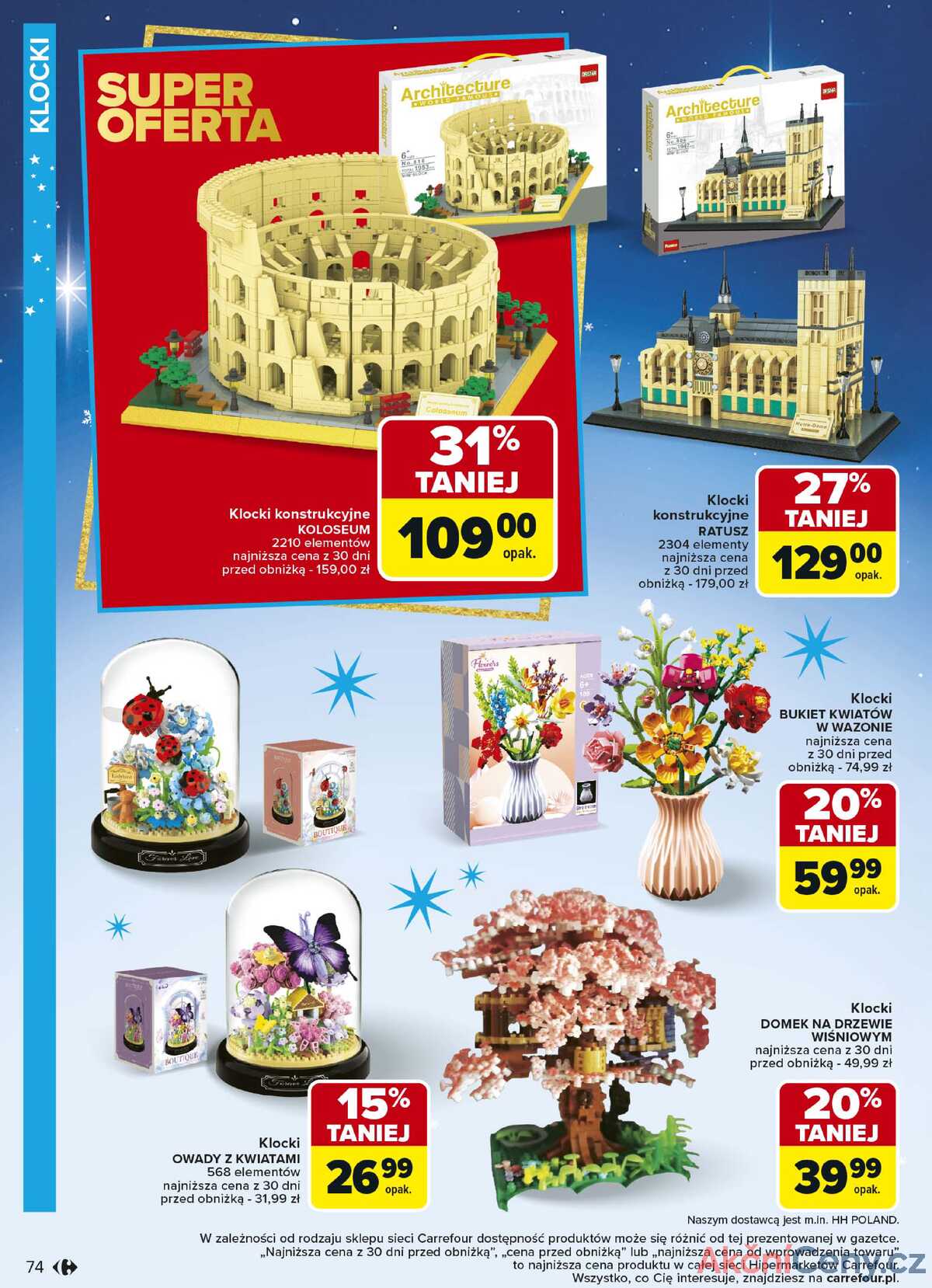 Leták Carrefour Polsko 3.11.-23.12.2025 - Hračky strana 74