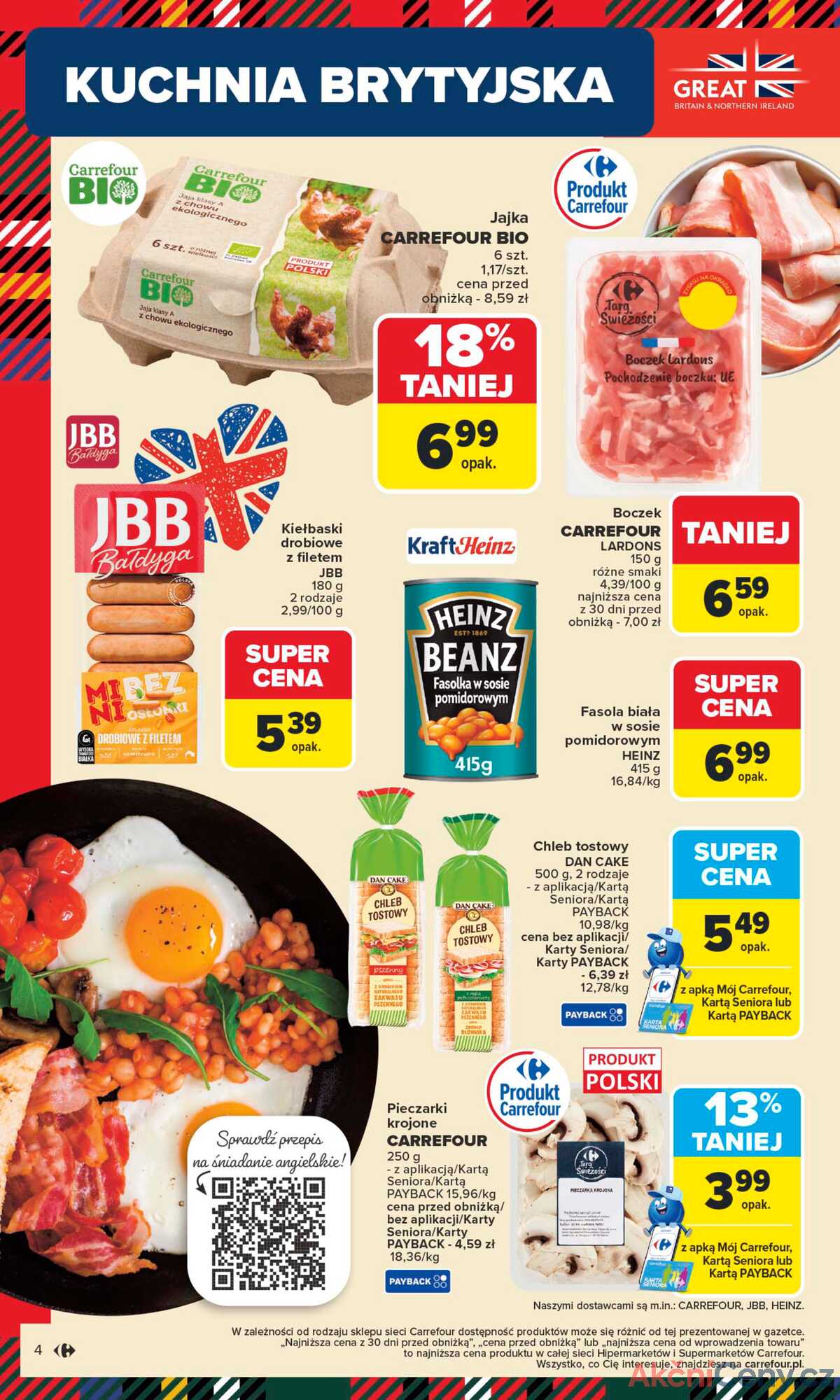 Leták Carrefour Polsko 4.11.-15.11.2025 - Britská kuchyně od úterý! strana 4