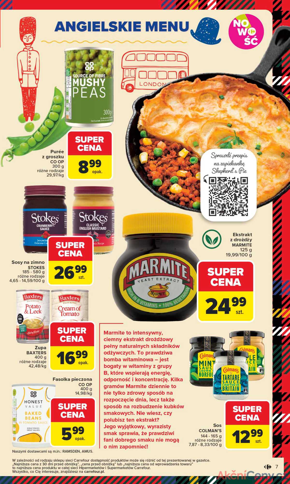 Leták Carrefour Polsko 4.11.-15.11.2025 - Britská kuchyně od úterý! strana 7