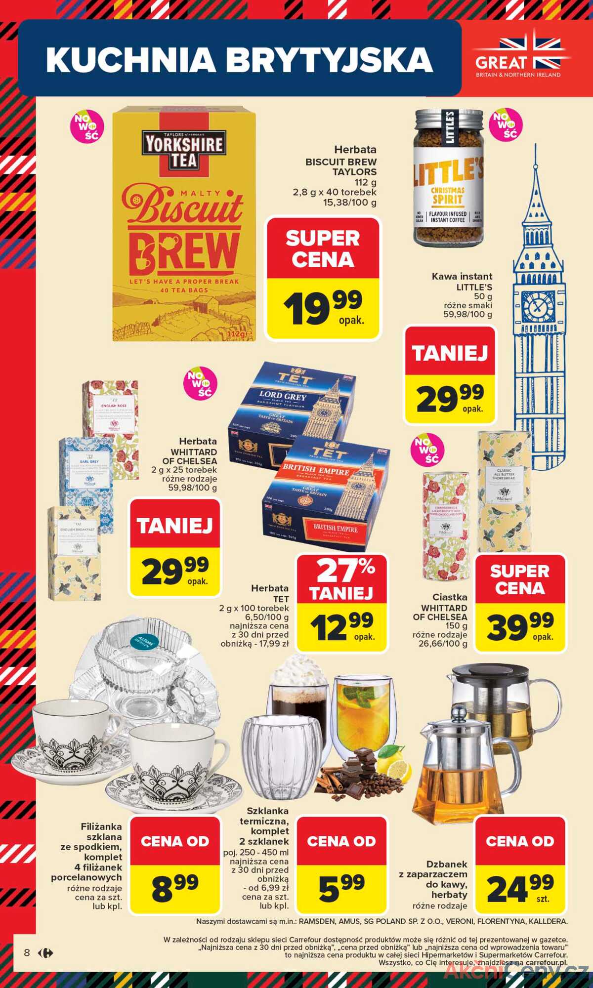 Leták Carrefour Polsko 4.11.-15.11.2025 - Britská kuchyně od úterý! strana 8
