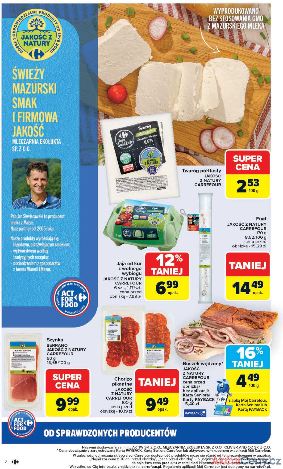 Leták Carrefour Polsko 3.11.-15.11.2025 - ACT FOR FOOD od pondělí! strana 2