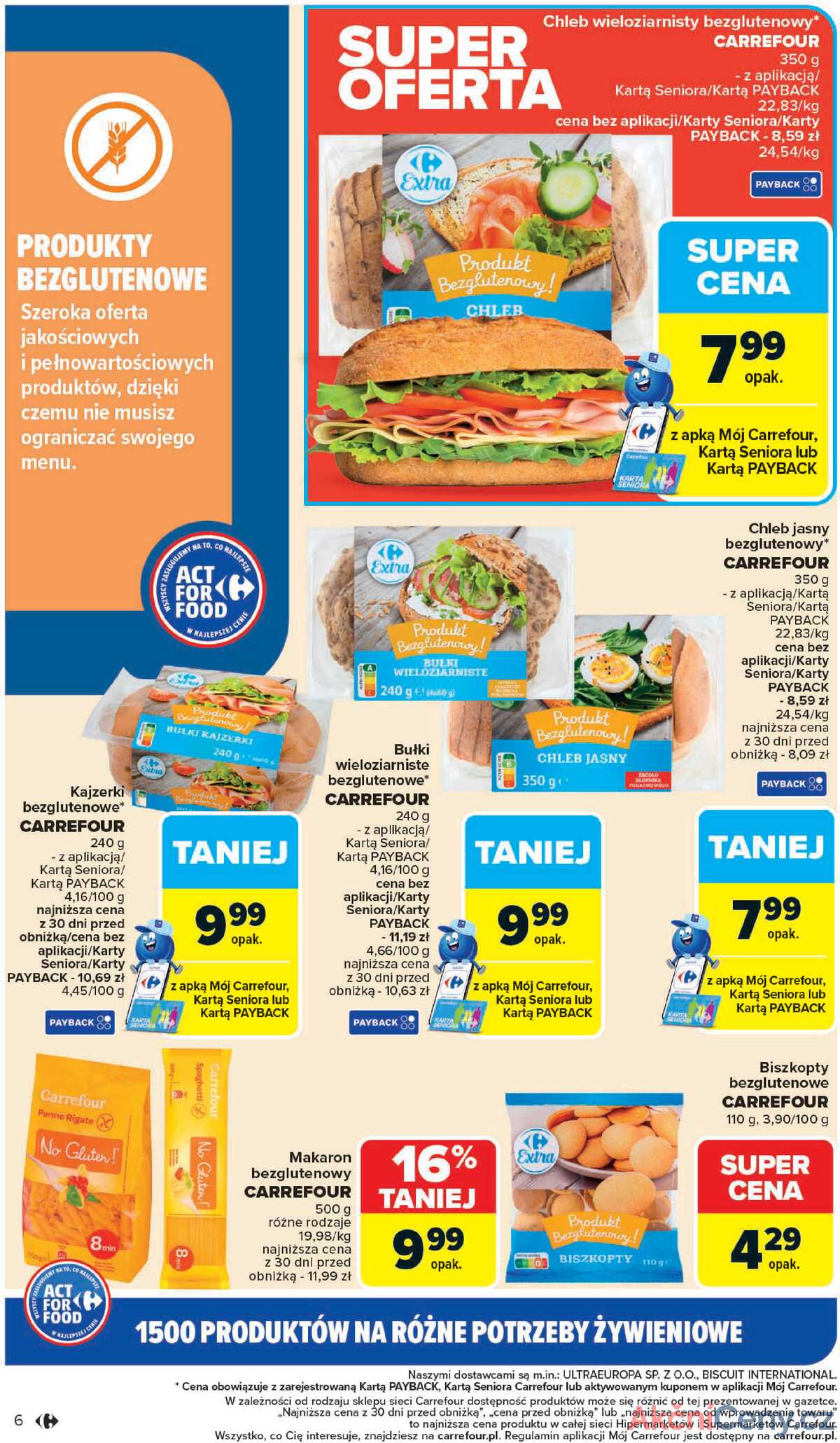 Leták Carrefour Polsko 3.11.-15.11.2025 - ACT FOR FOOD od pondělí! strana 6