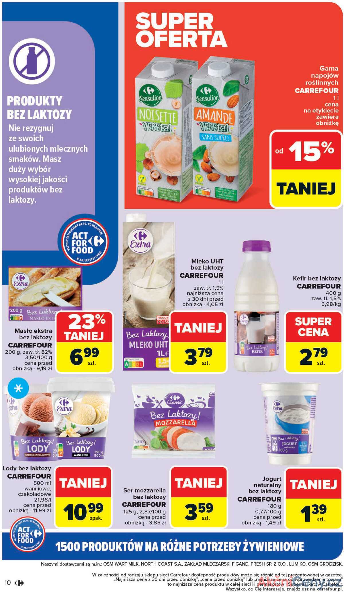 Leták Carrefour Polsko 3.11.-15.11.2025 - ACT FOR FOOD od pondělí! strana 10