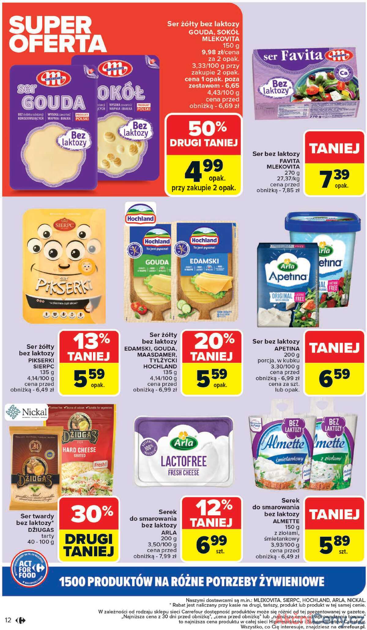 Leták Carrefour Polsko 3.11.-15.11.2025 - ACT FOR FOOD od pondělí! strana 12