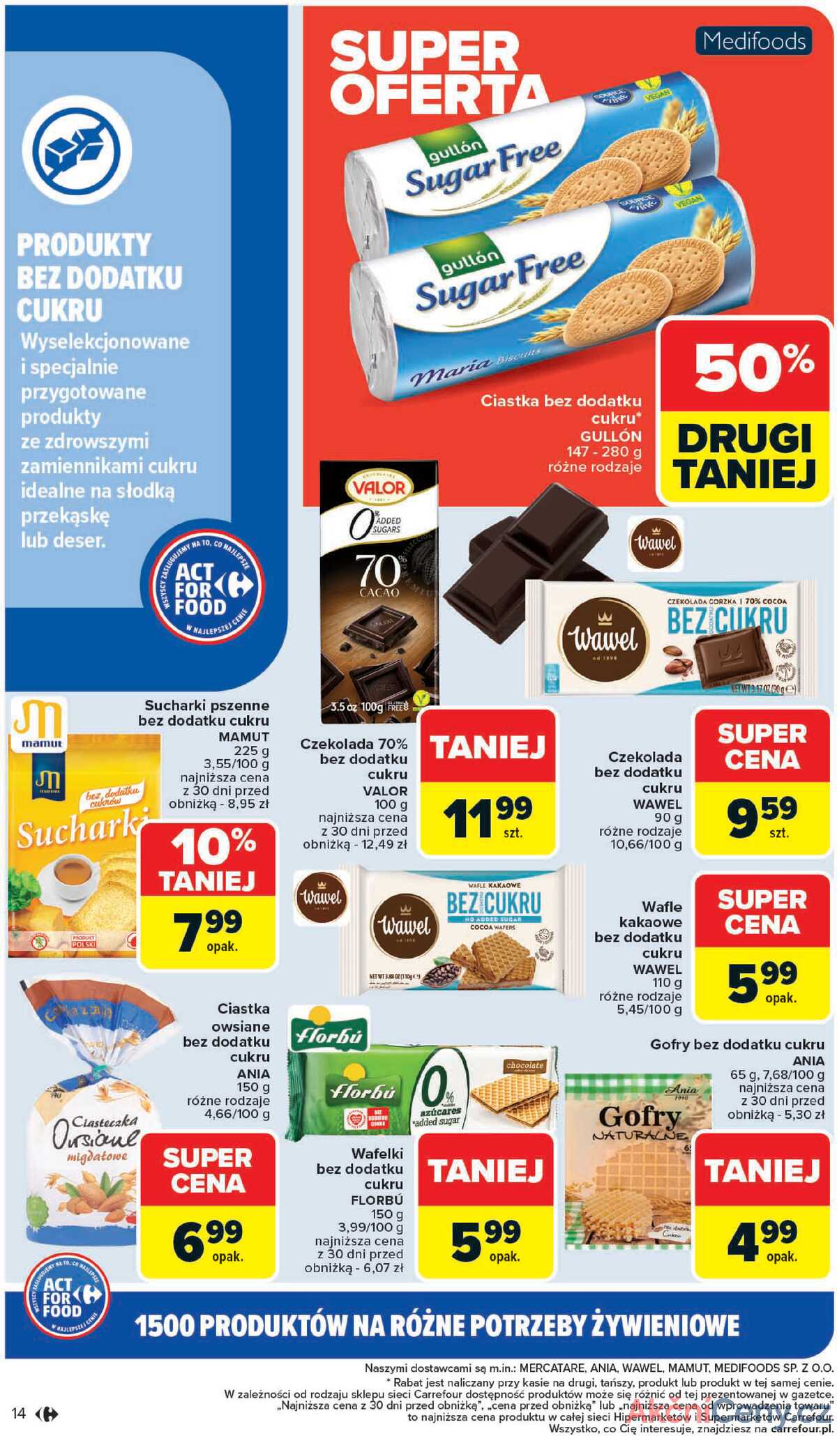 Leták Carrefour Polsko 3.11.-15.11.2025 - ACT FOR FOOD od pondělí! strana 14