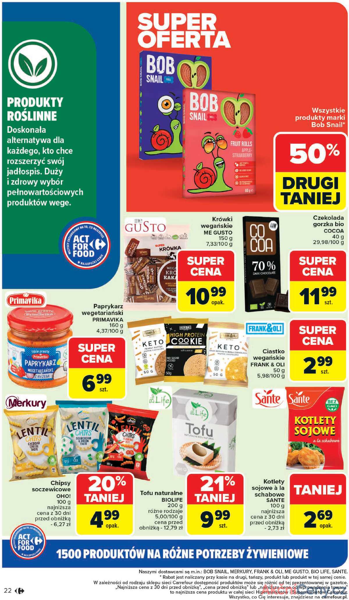 Leták Carrefour Polsko 3.11.-15.11.2025 - ACT FOR FOOD od pondělí! strana 22