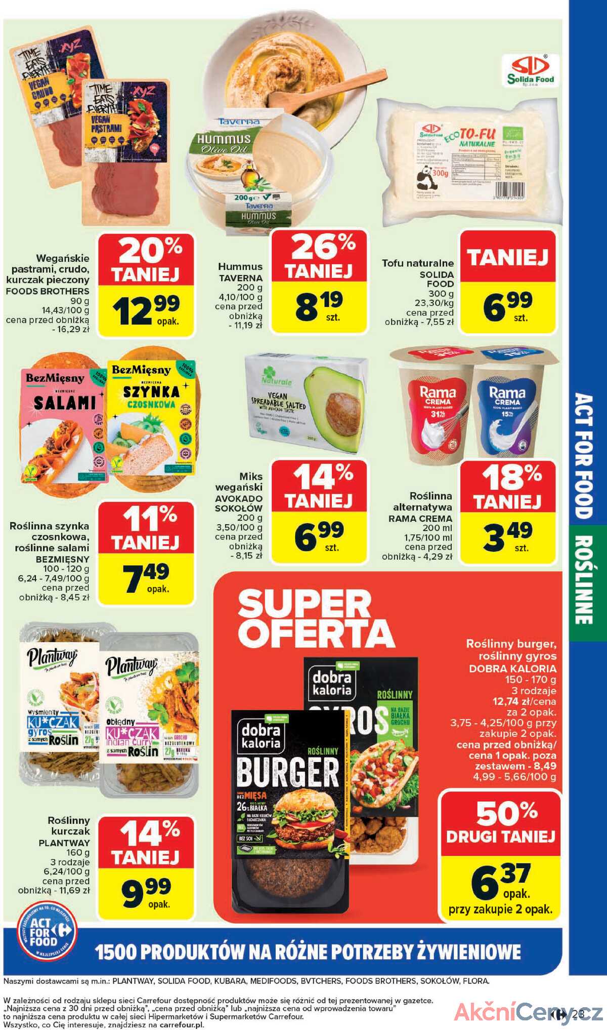 Leták Carrefour Polsko 3.11.-15.11.2025 - ACT FOR FOOD od pondělí! strana 23