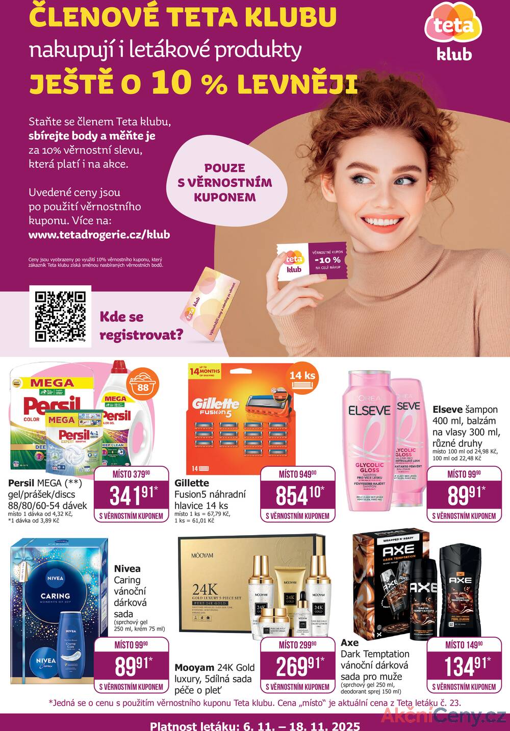 Leták Teta drogerie
		  platný do 18.11.2025 - strana 1
