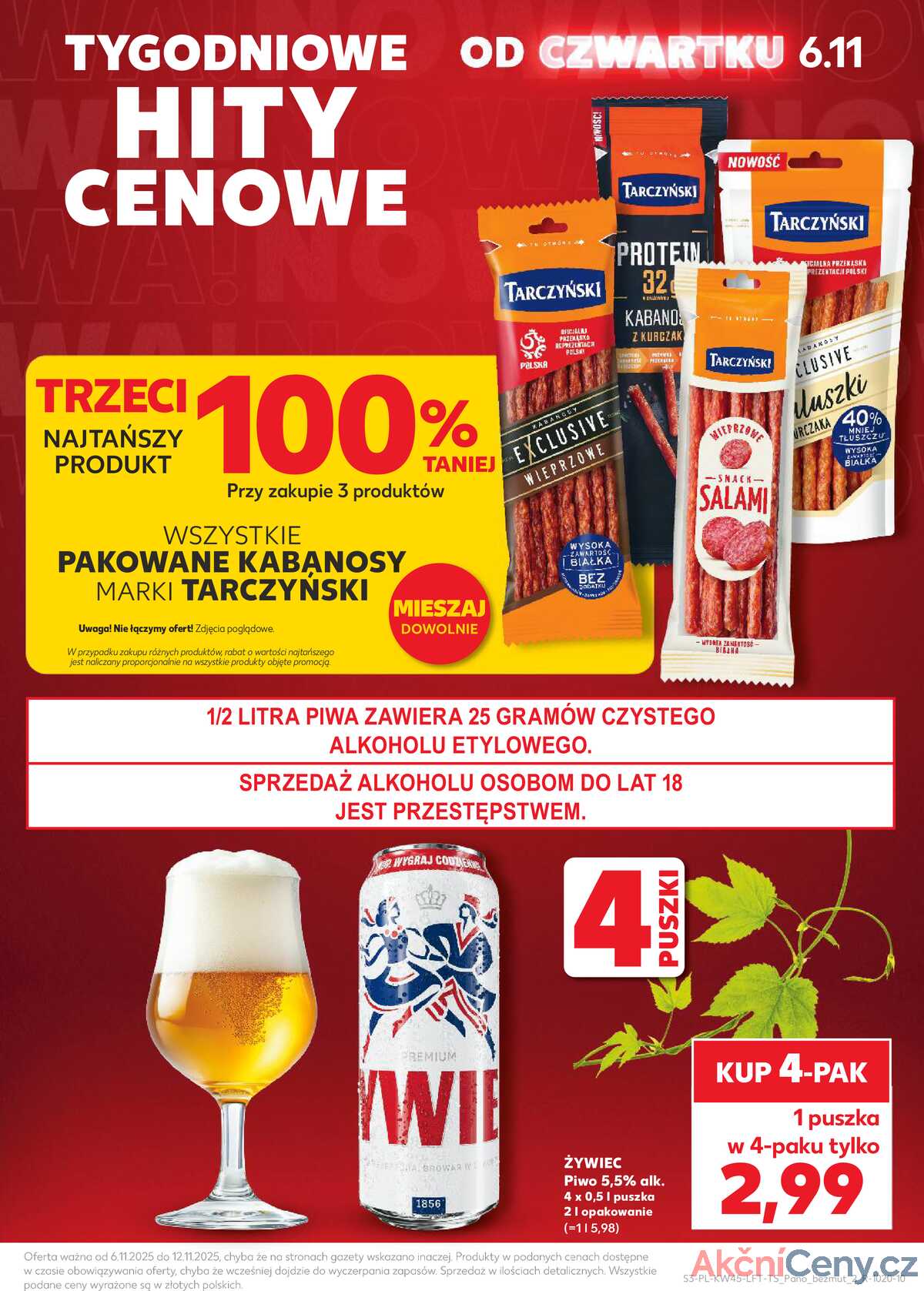 Leták Kaufland Polsko 6.11.-12.11.2025 - Noviny týdne strana 3