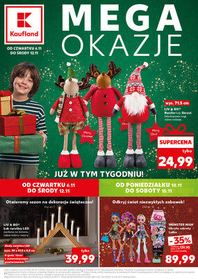 Leták Kaufland Polsko 6.11.-12.11.2025