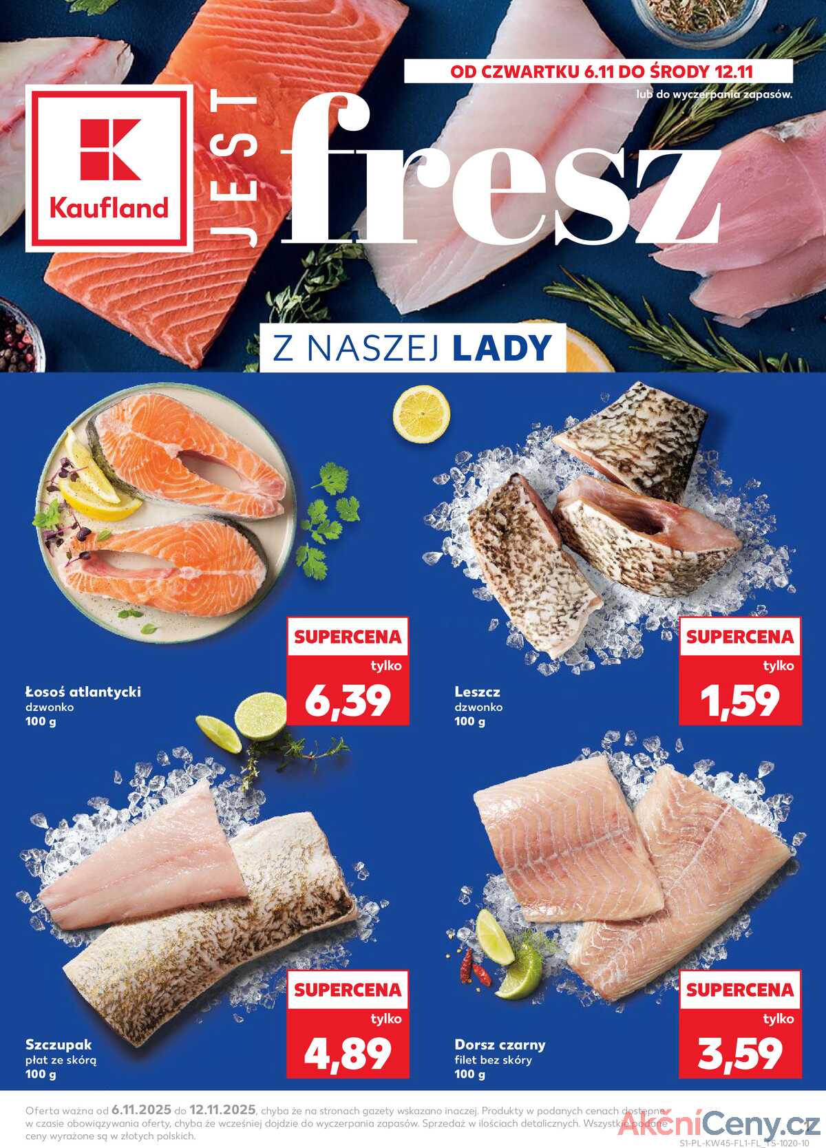 Leták Kaufland Polsko 6.11.-12.11.2025 strana 1
